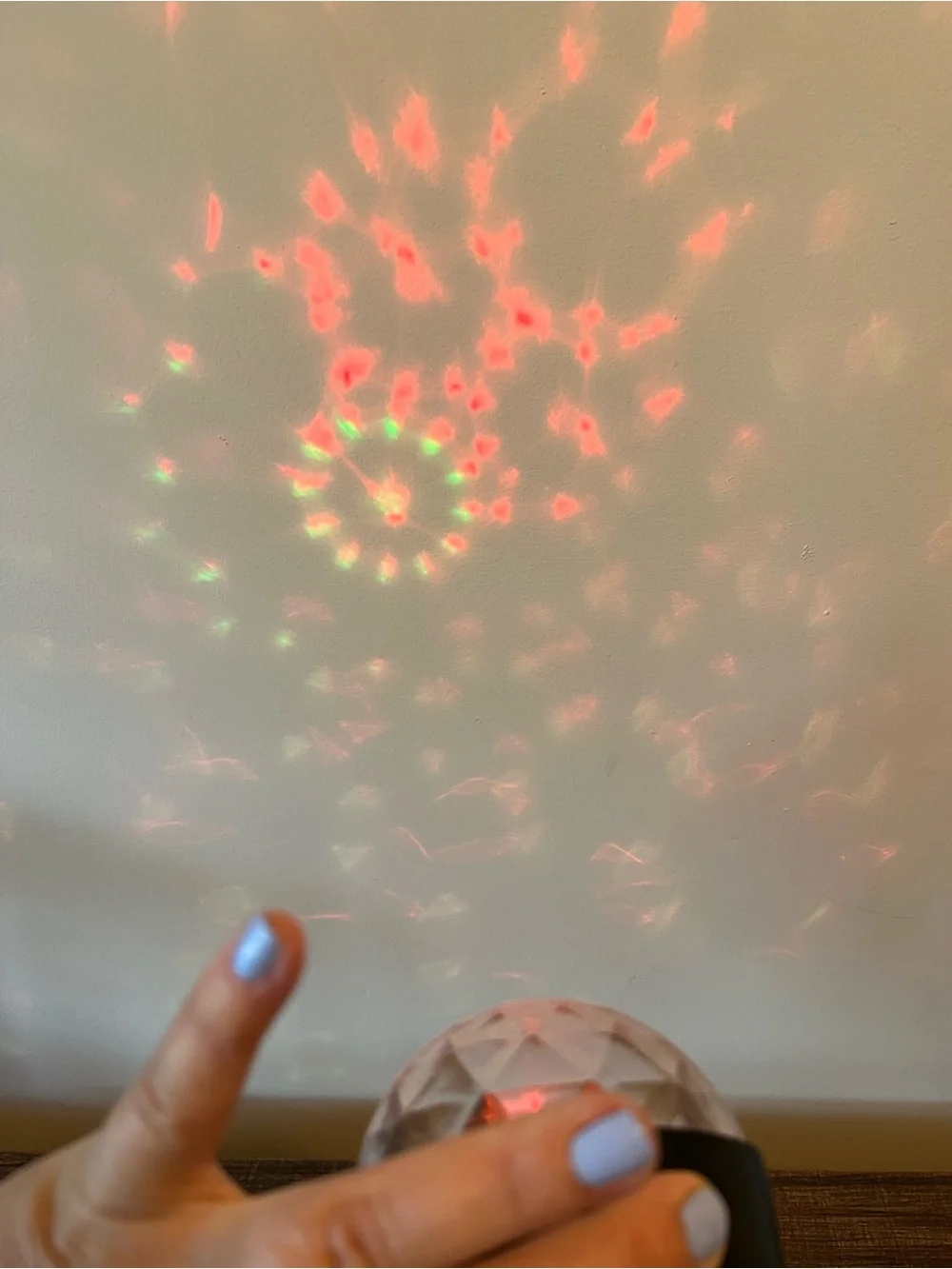 NEW mini multicolor Disco Strobe Party light geometric shapes projection